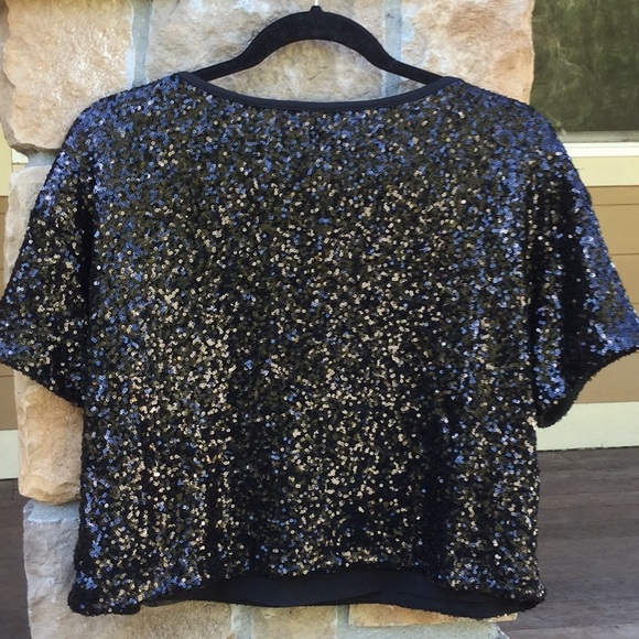 Victoria sport sequins top Christmas costume party festival Coachella New Years - Picture 4 of 8